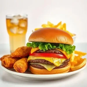 Burger Combo by AR Kebabs