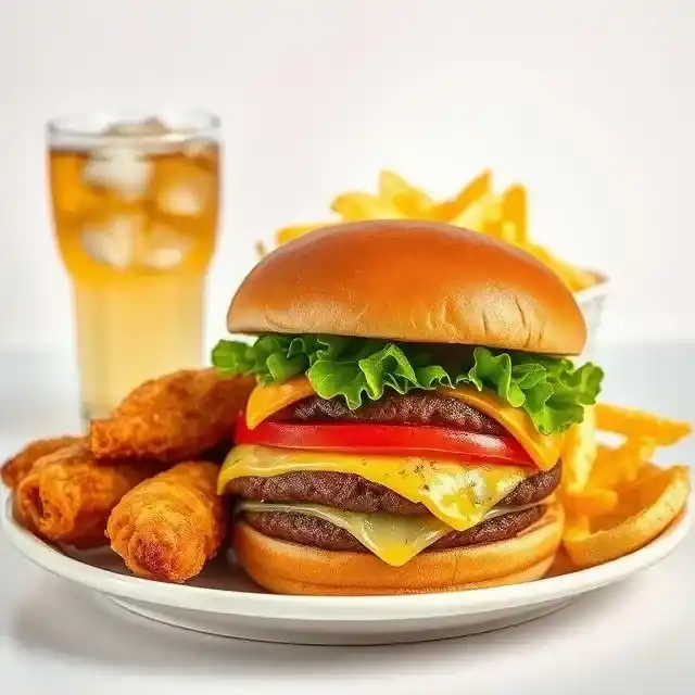 Burger Combo by AR Kebabs