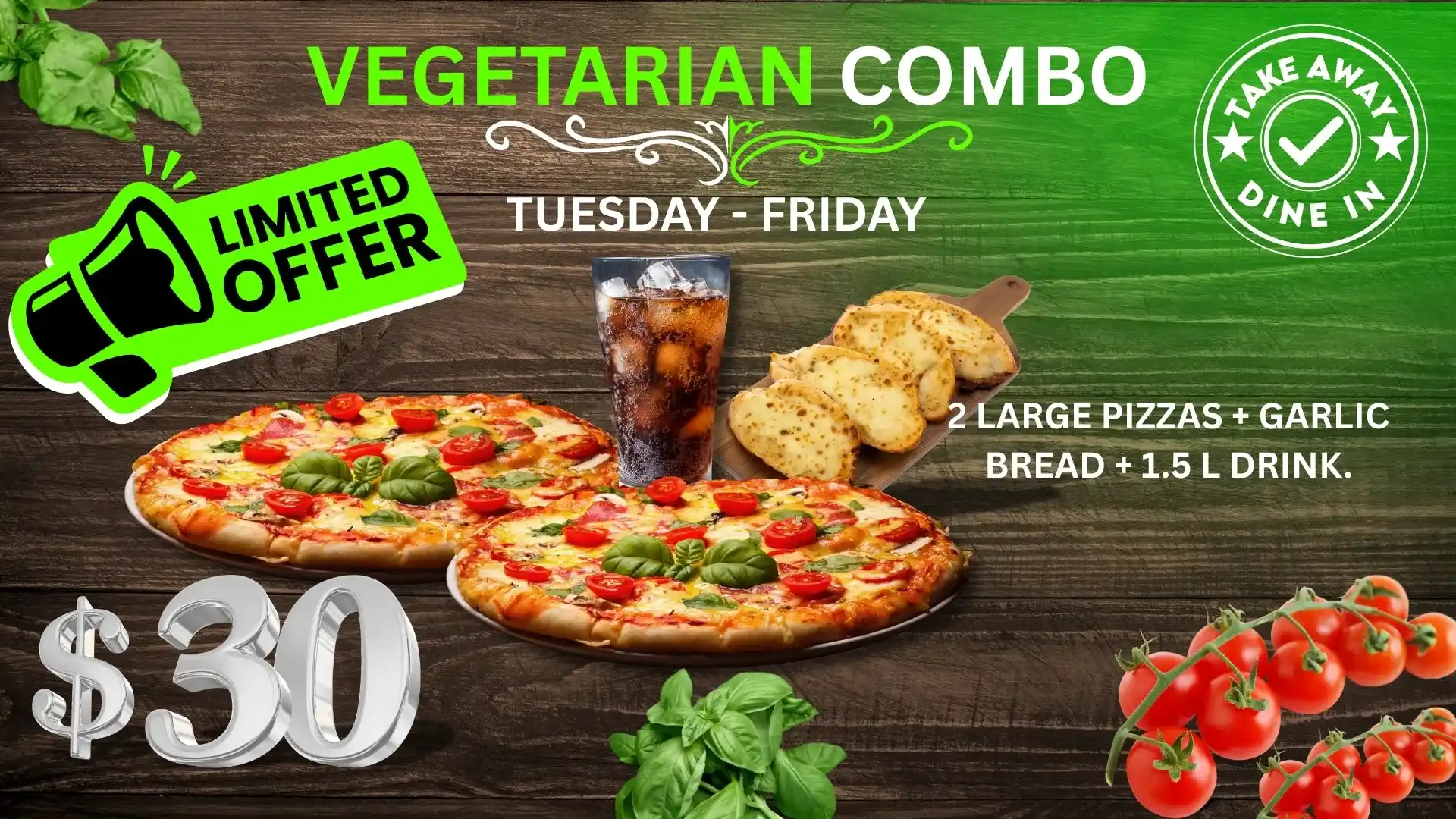 Vegetarian Combo Offer by AR Kebabs